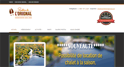 Desktop Screenshot of pavillonorignal.qc.ca